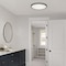 Designers Fountain 32 inch Oval Matte Black Integrated 3000K CCT LED Ceiling Light Flush Mount 3200LEDC-43 - alternate 3